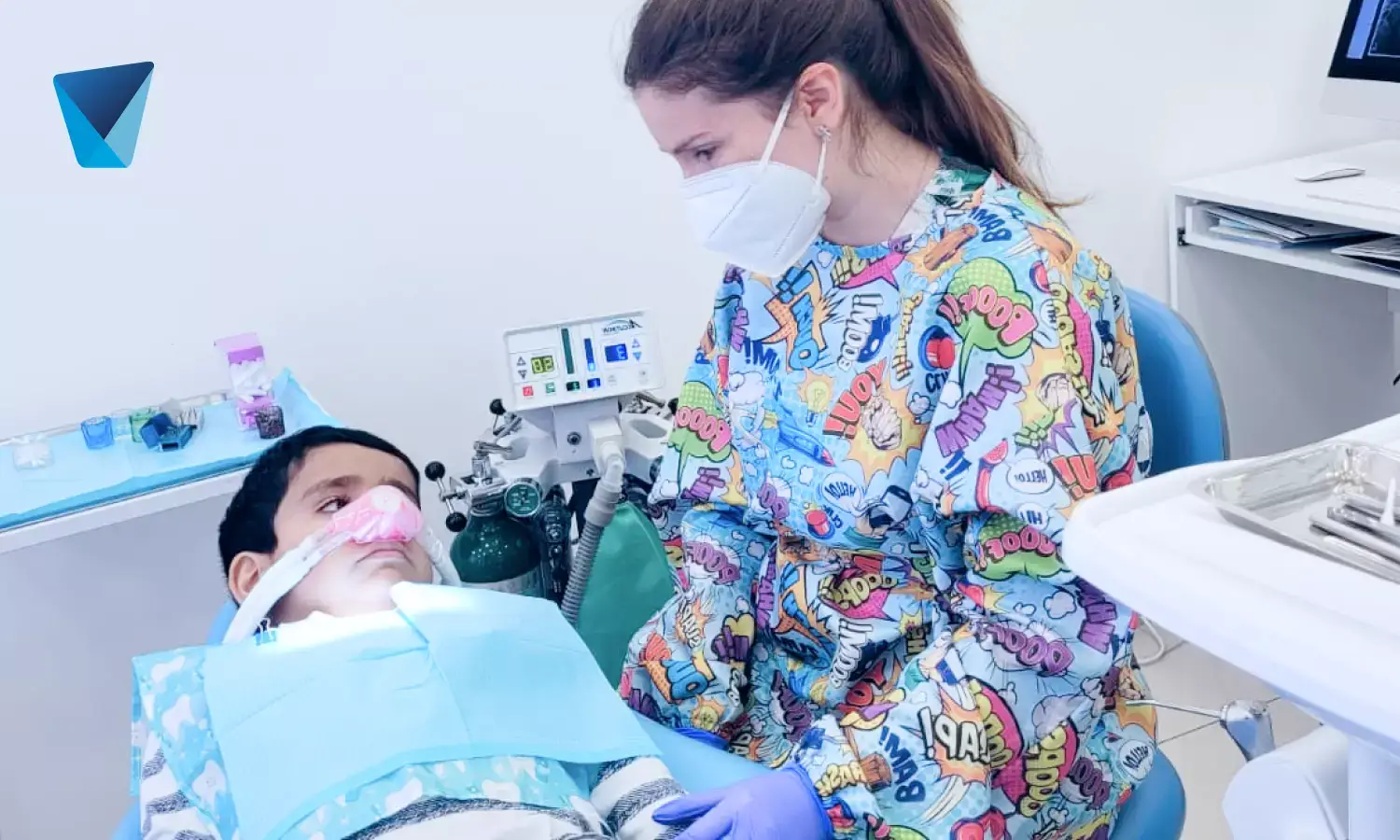 Imagen destacada del artículo: Sedación dental para pacientes  odontopediátricos